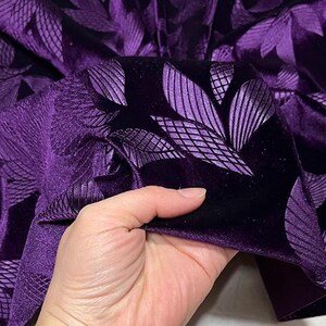ON SALE, Purple/Wine red color velvet fabric, stretch velvet fabric, thicken velvet fabric,