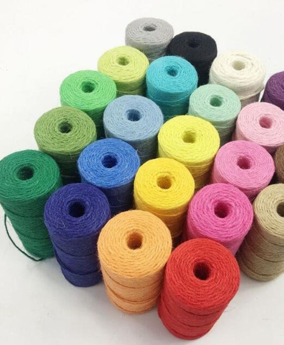 SALE, Twine, 23 Color Color Jute Rope, Knitting Packaging Rope