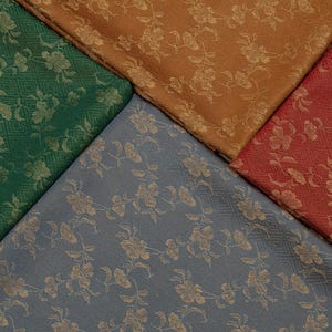 3Color Dark green/red/bronze color High quality Wide brocade fabric, cosplay dress fabric, fabric by the yard