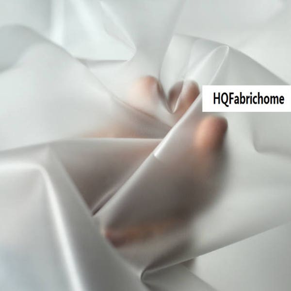 SALE, Translucent TPU Fabric, Perspective Plastic Fabric, Raincoat Fabric, Waterproof Cloth-0.1mm thick
