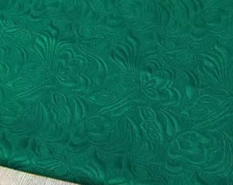 Hochwertiger Jacquard-Stoff, dunkelgrüne Farbe Jacquard-Stoff, Hochzeitskleid-Stoff, für Sakko Kleid, Meterware