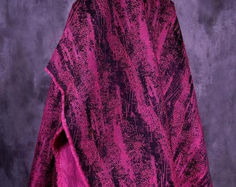 Rose red and black grain pattern,  wedding jacquard fabric, fashion jacquard fabric, by the yard