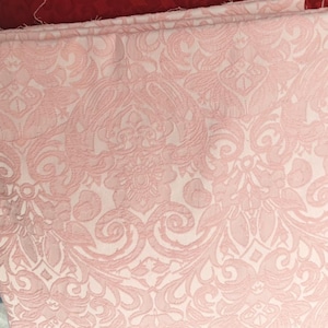 Light pink color jacquard fabric, glossy relief jacquard fabric, polyester cotton fabric, Cosplay dress fabric, fabric by the yard