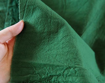 SALE, Reine Farbe Stoff, Grüne Farbe Baumwolle Stoff, Stoff Meterware