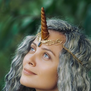 Wing Tiara - Brass