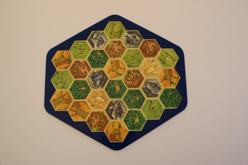 Settlers of Catan Border Fix w/expansion 5th Edition Etsy