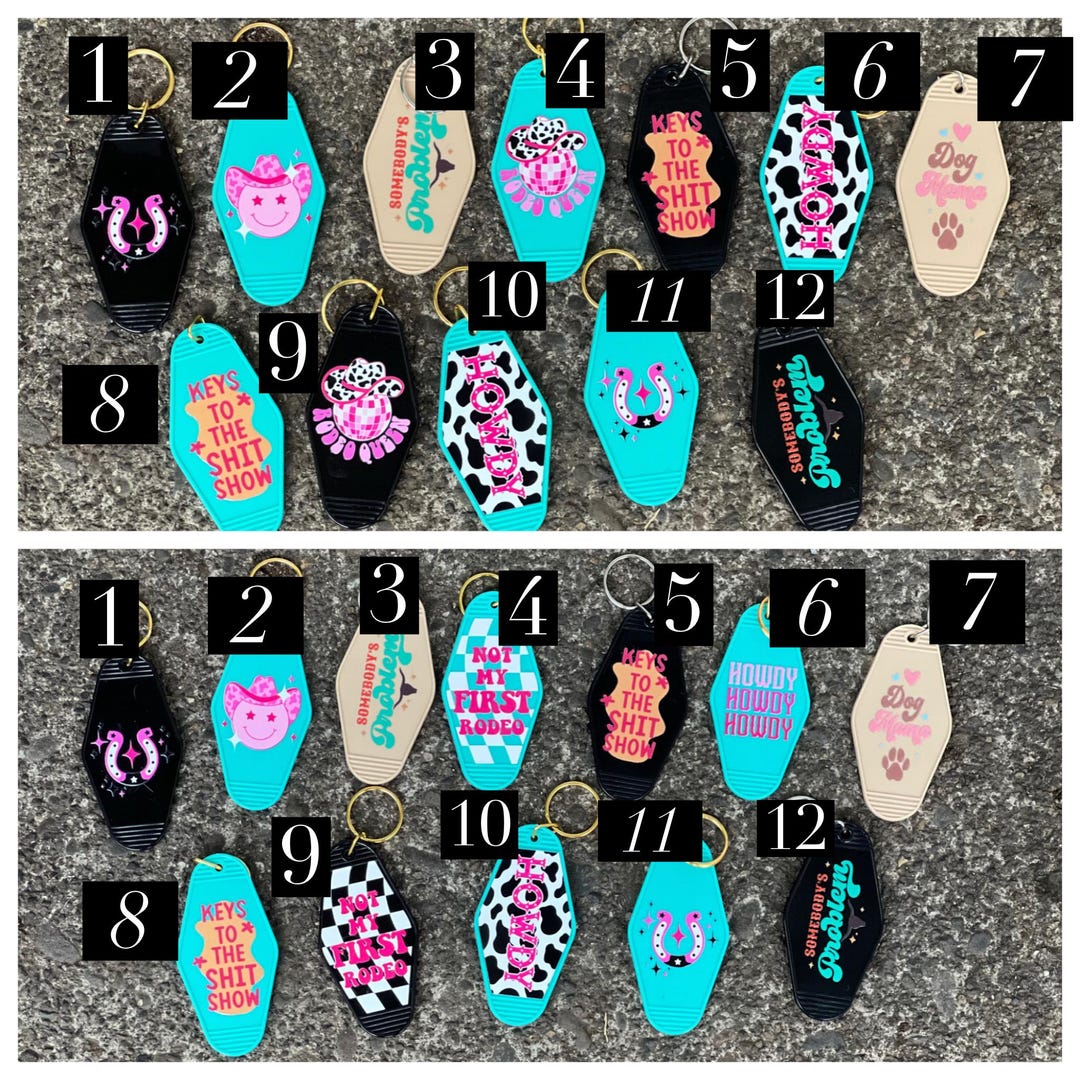 Plaster Keychains Plastic Keychain - Etsy