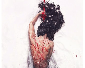 Ribbons - Extra Large Art Poster - Pandora Young