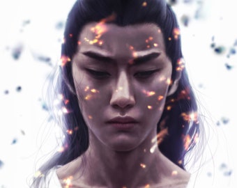 Cinder - Fine Art Print - Pandora Young - MDZS Untamed Fanart