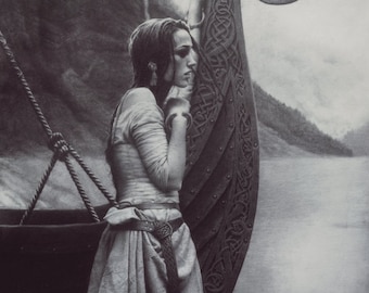 The Shorewalker - Fantasy Art Print - Pandora Young