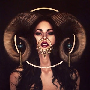 Mephistopheles - Fantasy Art Print - Pandora Young