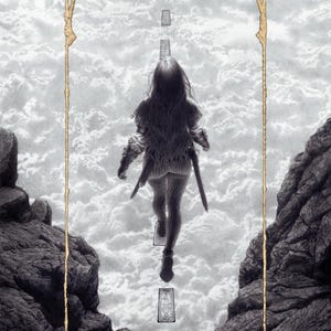 O Louco - Pôster de Carta de Tarô Extra Grande - Pandora Young