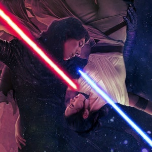 Somewhere Between Worlds - Fine Art Print - Pandora Young - Star Wars Reylo Fanart