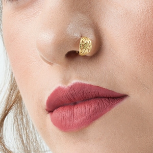 Large Gold Nose Ring Etsy