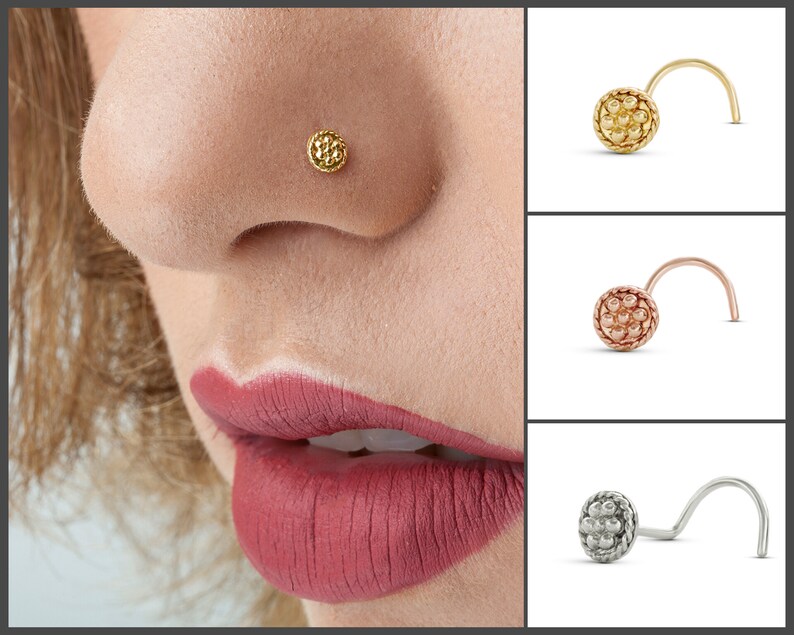 Unique Nose Stud Indian Nose Stud Sun Nose Stud Gold Nose Etsy