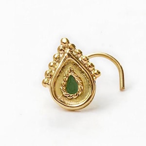 Gold Nose Stud, Nose Jewelry, Nose Piercing, Nose Pin, Nose Screw, Arrow, Nose Stud -Tragus, Nose Stud Ring, Cartilage,SKU 24