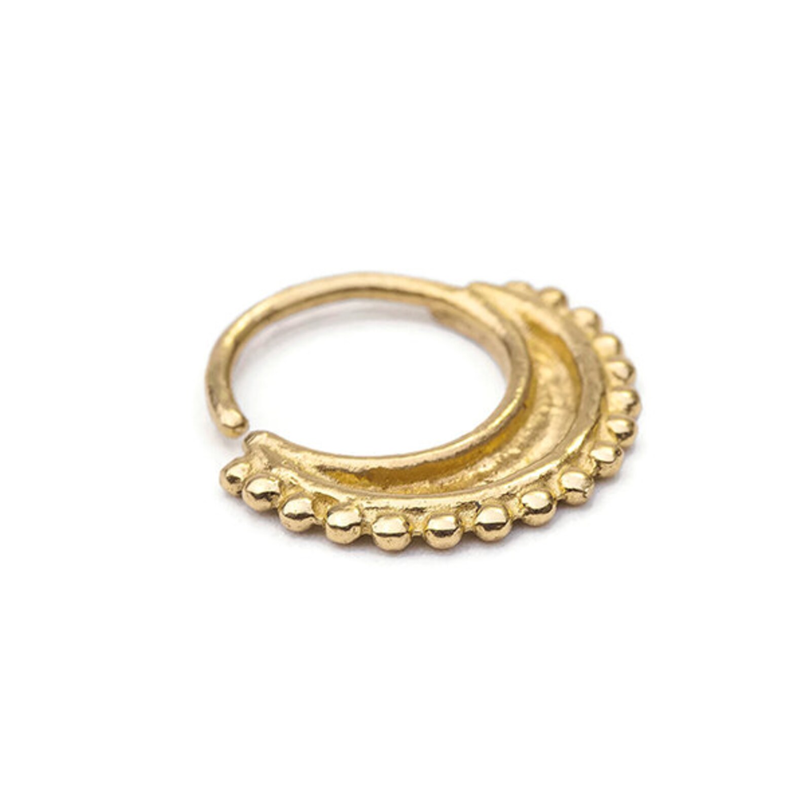 Nose Ring Gold Nose Ring Indian Nose Ring Nose Hoop Indian Etsy