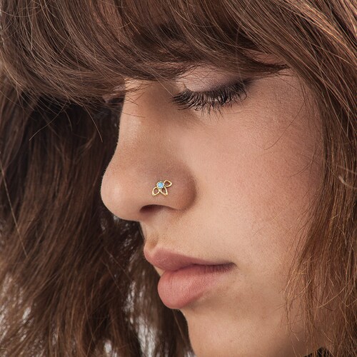 Nose Stud Nose Pin Flower Nose Stud Gold Nose Stud Nose - Etsy Singapore Nose Stud Nose Pin Flower Nose Stud Gold Nose Stud Nose - Etsy Singapore