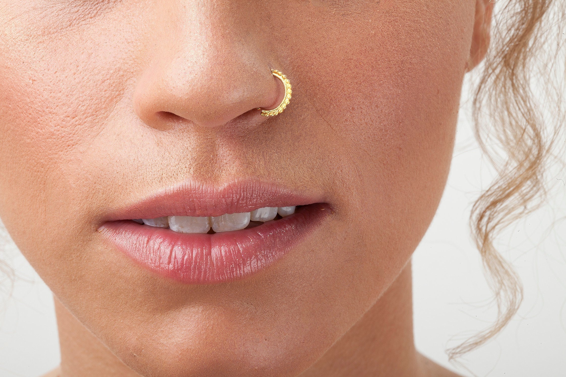 Indian Nose Ring Nose Ring Indian Gold Nose Ring Nose Ring Etsy