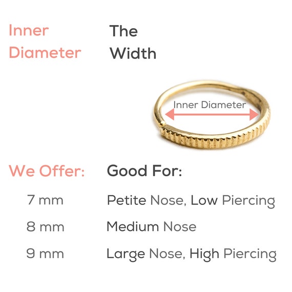 Septum Ring Diameter Chart