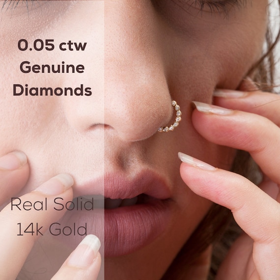 Buy Diamond Nose Pins Online | Nose Pin Stud at Best Price | PC Jeweller