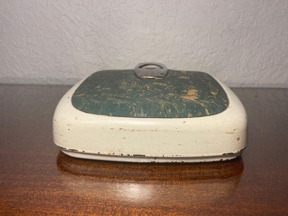 Vintage Counselor MCM Bathroom Scale Bubble Glass Scale 1950s