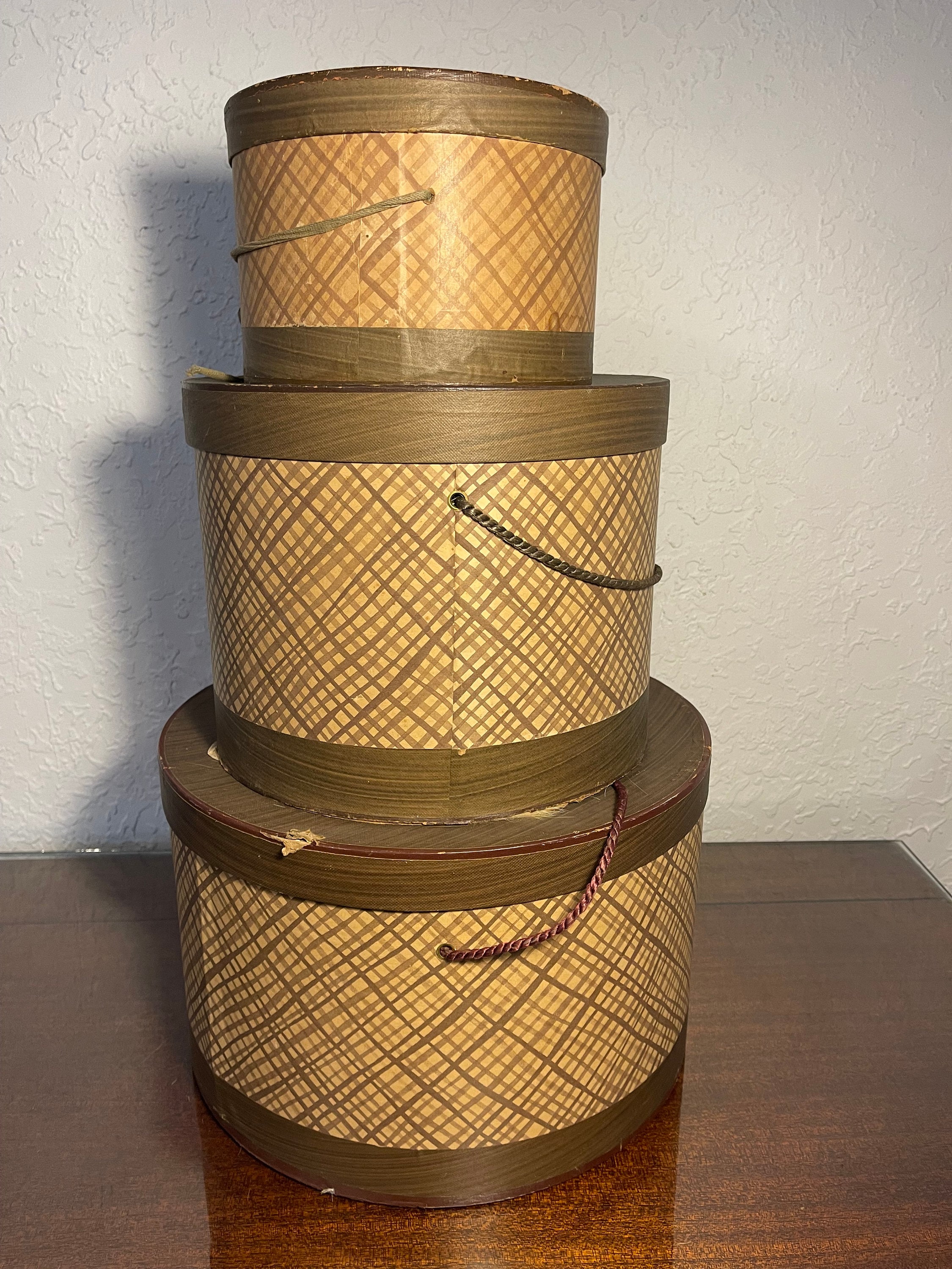 Nested Hat Boxes - Large - Hat Making Supplies