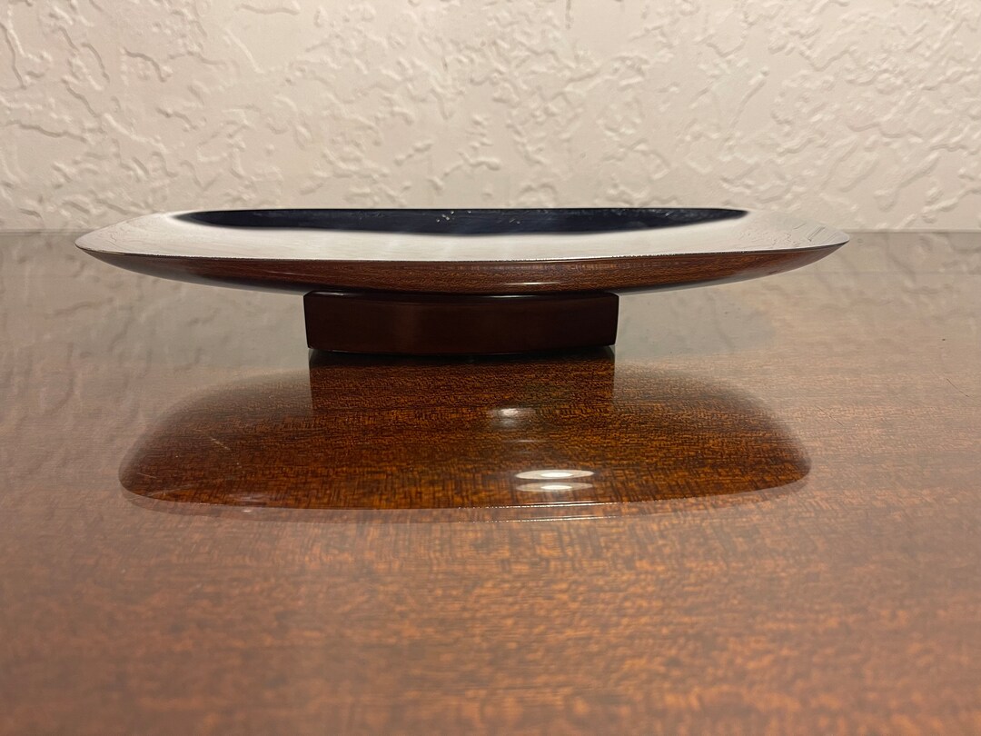 Vintage Mid Century Modern Candy Dish With Box by Milbern Style 1090
