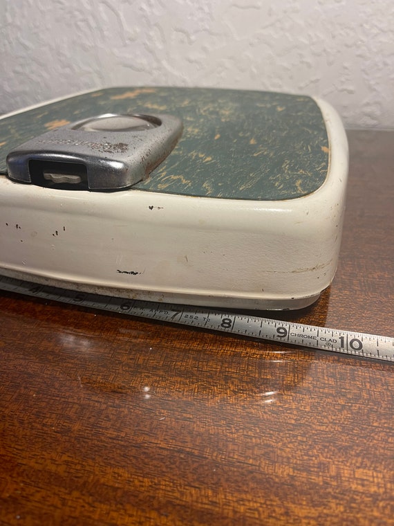 Vintage Counselor MCM Bathroom Scale Bubble Glass Scale 1950s