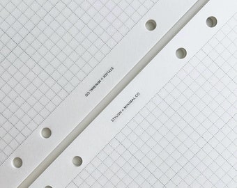 A5 grid loose leaf Tomoe River Paper