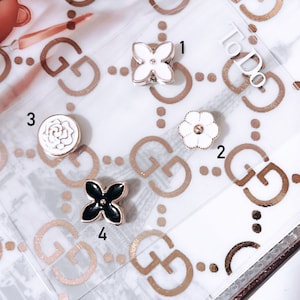 minimal modern white planner charm magnets