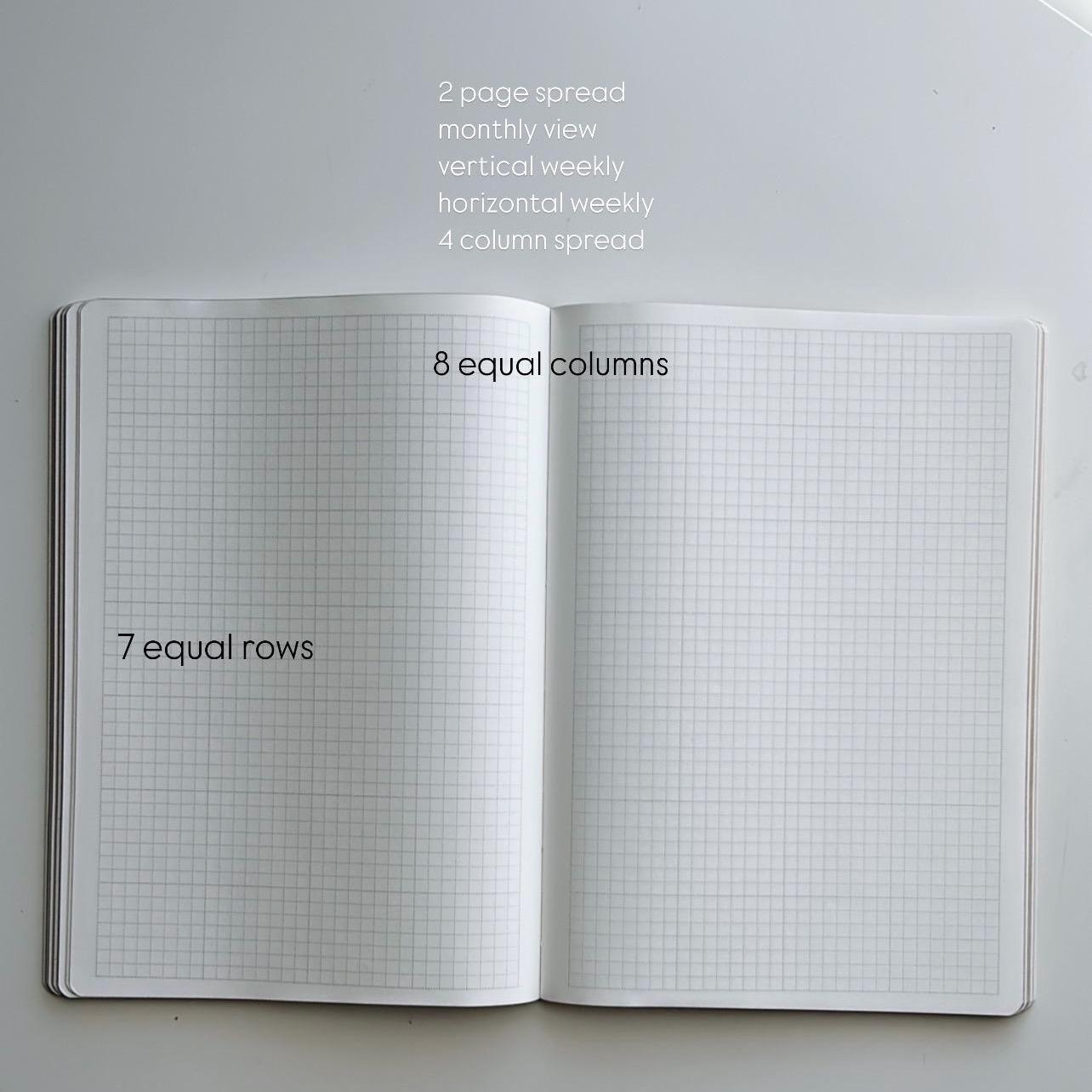 Nested Paper A5 Nested Grid Notebook -tomoe River Paper - Etsy