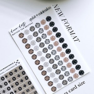 minimal abstract dot stickers - neutral, organizational, category, prioritize, plan, datecovers,