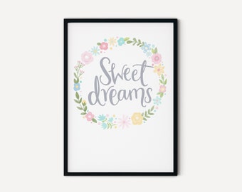 Sweet Dreams - A5 print - hand drawn