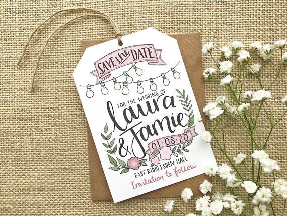 Festival Wedding Save The Date Card Festival Save The Date Tag Tipi Wedding Tipi Save The Date Tag