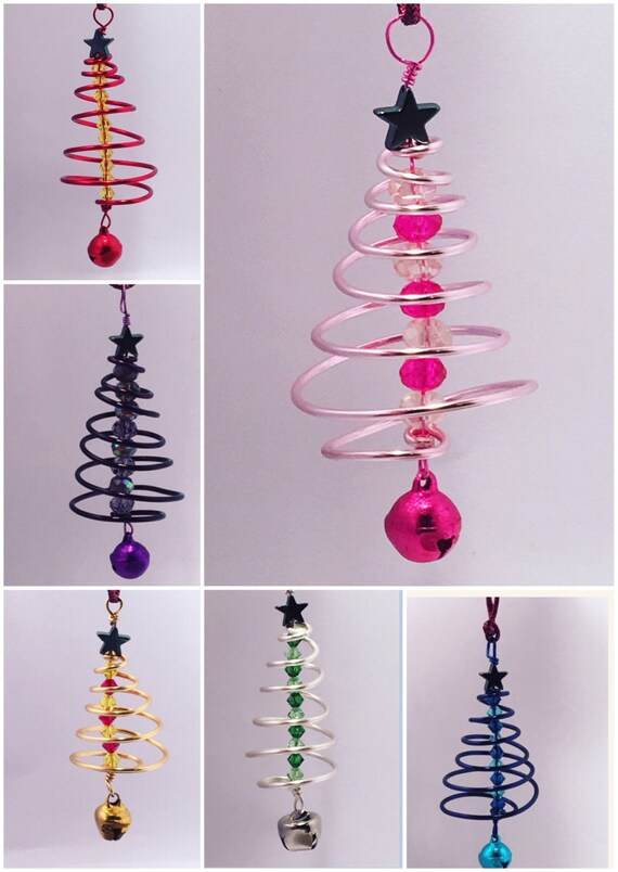 Wire Christmas Tree Decorations Christmas Decorations Wire Etsy