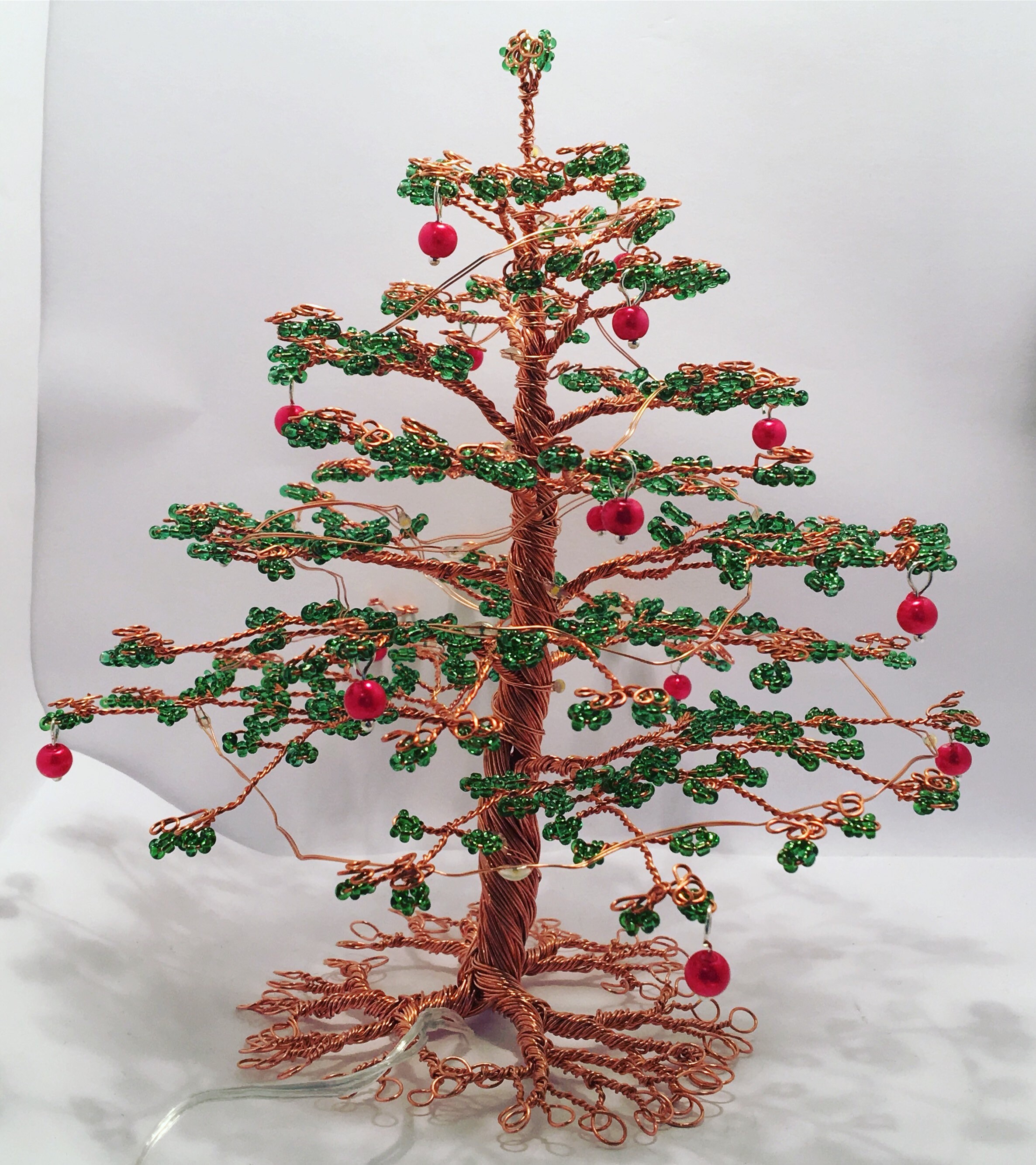 Wire christmas tree sculpture tree sculpture evergreen tree Etsy