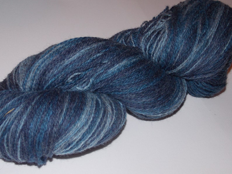 Kauni Old DENIM 248g, 100% Quality PURE Lambswool yarn for hand knitting. Made in Estonia image 2