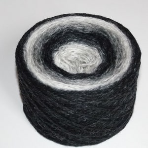 3.5oz/100g Kauni Zebra 100% Quality PURE Lambswool yarn, hand and machine knitting. Made in Estonia