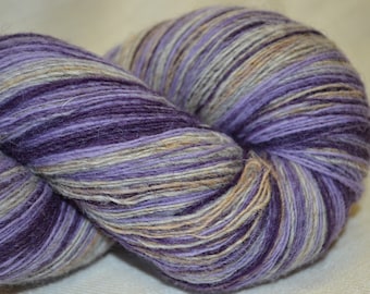 130g Kauni Violet Yarn 8/1 100% Quality PURE Lambswool for hand and lace knitting. Made in Estonia
