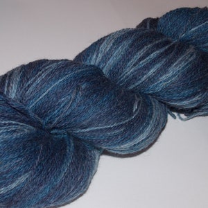 Kauni Old DENIM 248g, 100% Quality PURE Lambswool yarn for hand knitting. Made in Estonia image 1
