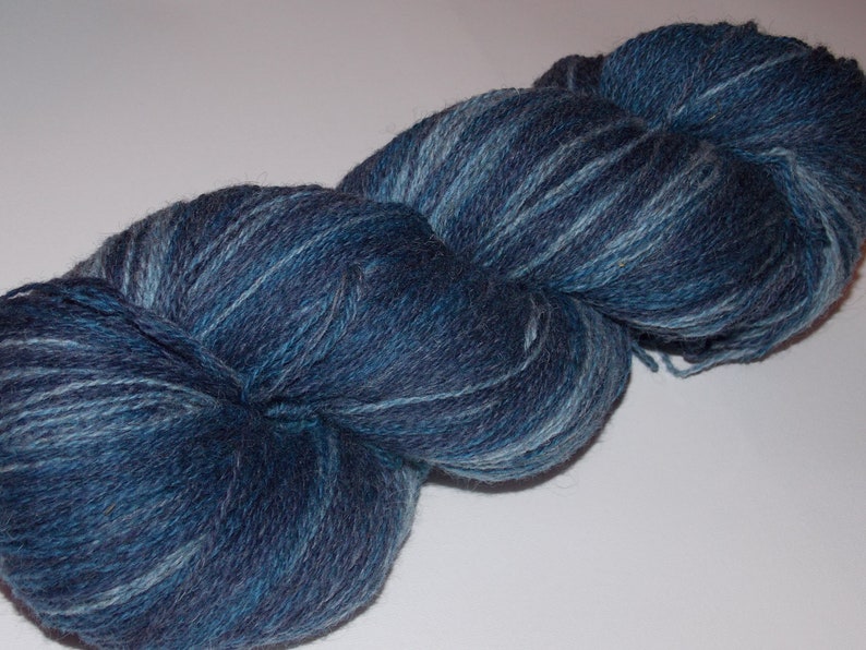 Kauni Old DENIM 248g, 100% Quality PURE Lambswool yarn for hand knitting. Made in Estonia image 1