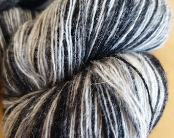 126g Kauni Zebra Yarn  8/1 100% Quality PURE Lambswool for hand knitting. Lace. Made in Estonia