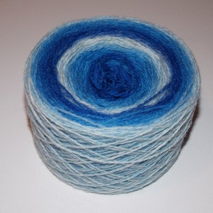 Kauni Sky 100% Quality PURE Lambswool yarn, 100g for hand and machine knitting. Made in Estonia