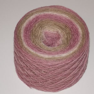 Kauni Mauve 100% Quality PURE Lambswool yarn, 100g for hand and machine knitting. Made in Estonia