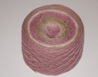 Kauni Mauve 100% Quality PURE Lambswool yarn, 100g for hand and machine knitting. Made in Estonia
