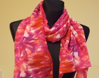 Silk chiffon scarf  "JESSIE" -  scarf for women -  scarves