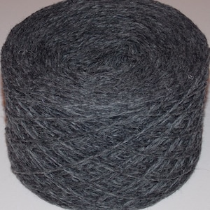 Natural Dark Grey 100% Qualität PURE Lambswool Garn, 100g für Hand- und Maschinenstricken, umweltfreundlich
