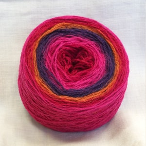 Kauni new yarn CARNAVAL 100% Quality PURE Lambswool yarn, 100g for hand and machine knitting. Made in Estonia