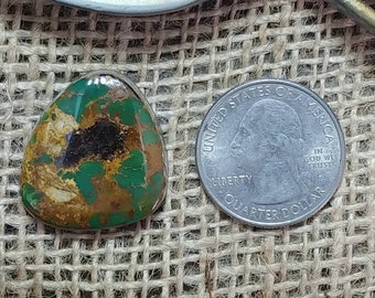 Royston turquoise cabochon; gemstones, jewelry supplies, cabochons, accessories, handmade, hand cut, jewelers, silversmith, jewelry